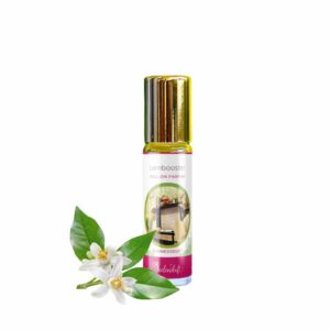 Lernbooster Roll-On Parfuem mit aetherischen Oelen foerdert Konzentration und Zuversicht, handgefertigt von Seelenduft