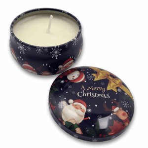 Weihnachten Duftkerze mit aetherischen Oelen, harmonische und beruhigend, handgefertigt von Seelenduft